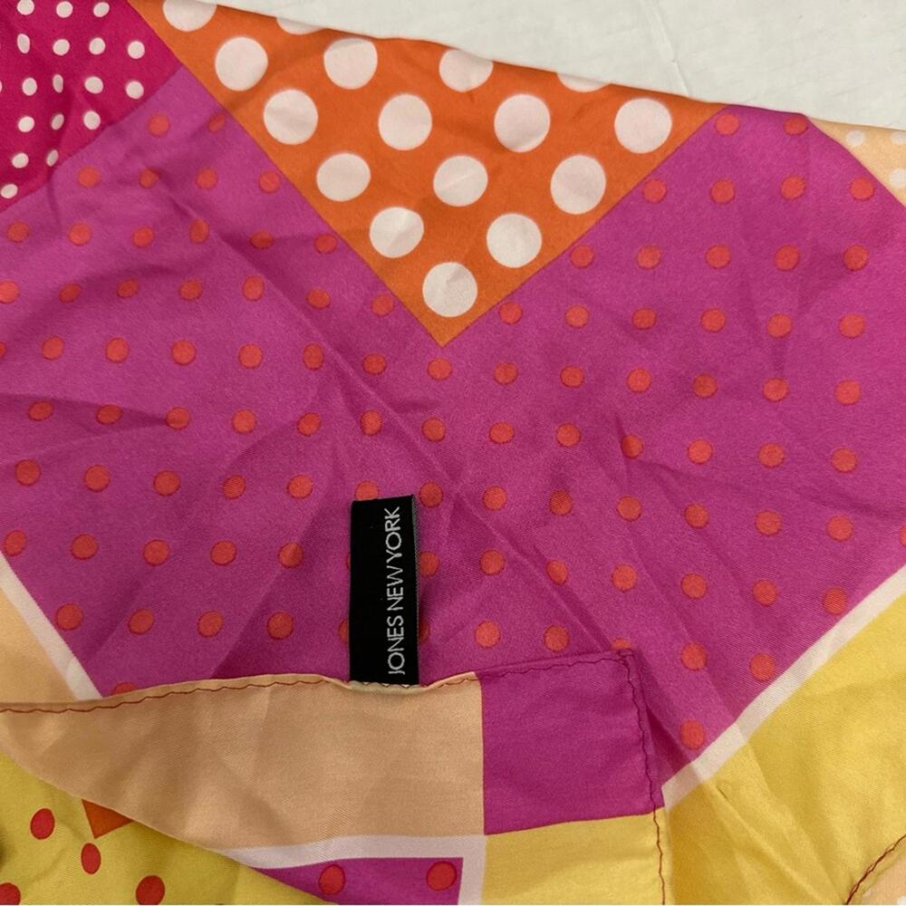 Jones New York 100% Silk Lot of 2 Scarves - Picture 5 of 6